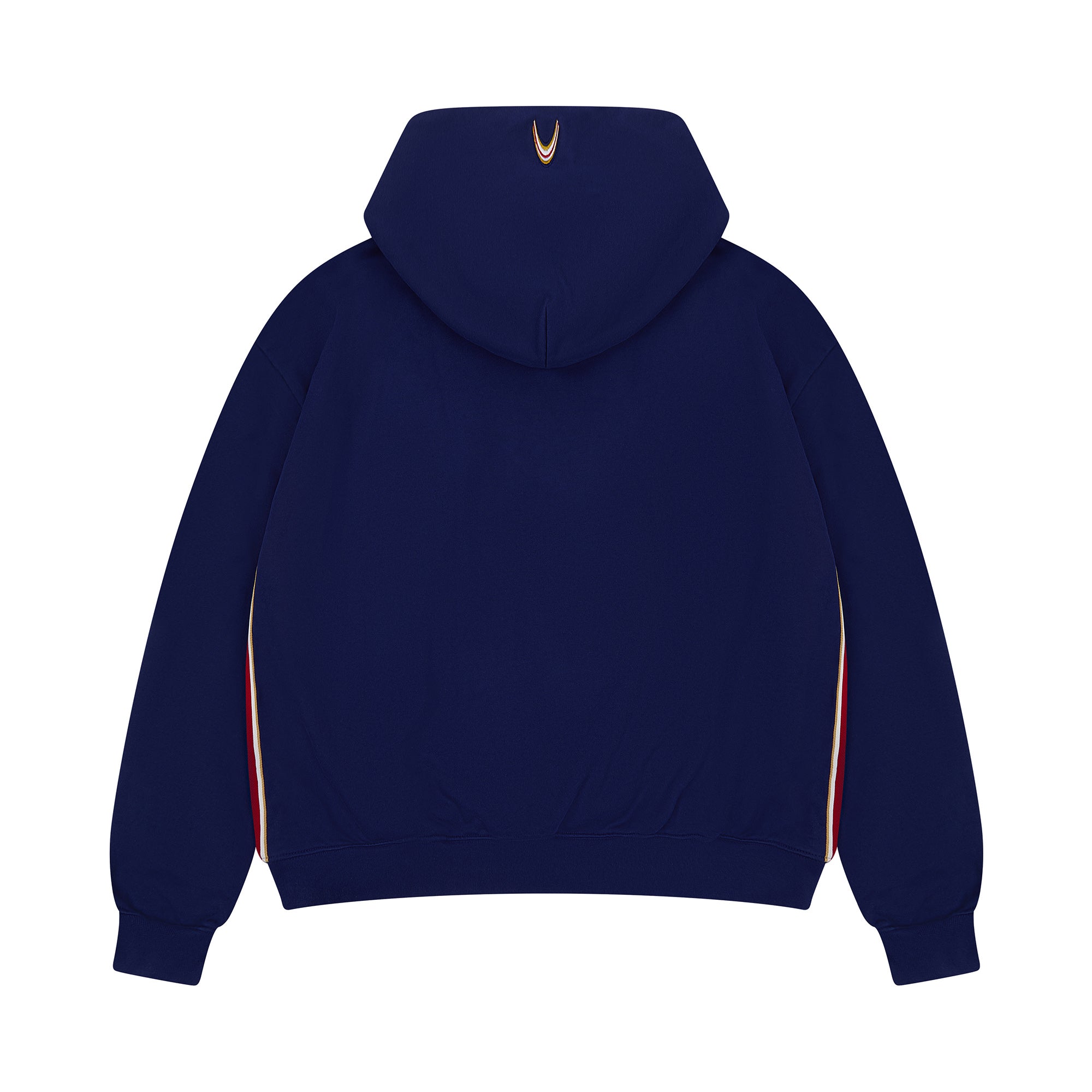 962 Hoodie by STINT GEAR. Back of the navy hoodie. Motorsport livery apparel.